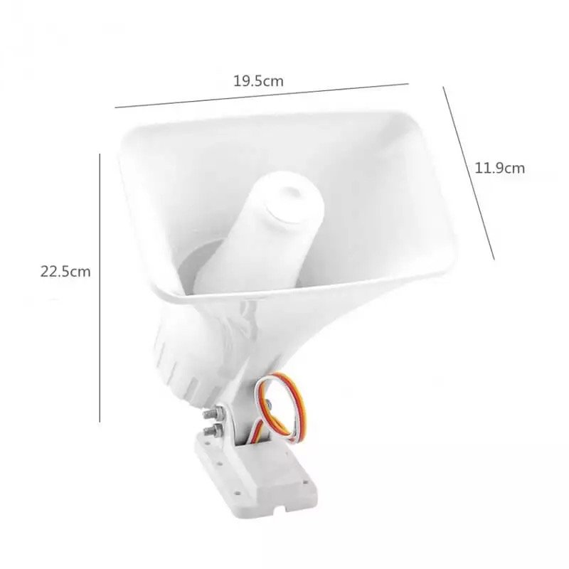 12V 30W Wired Alarm Siren Security Loud Electronic Horn Sirena Car Alarm Siren for Burglar Alarm System